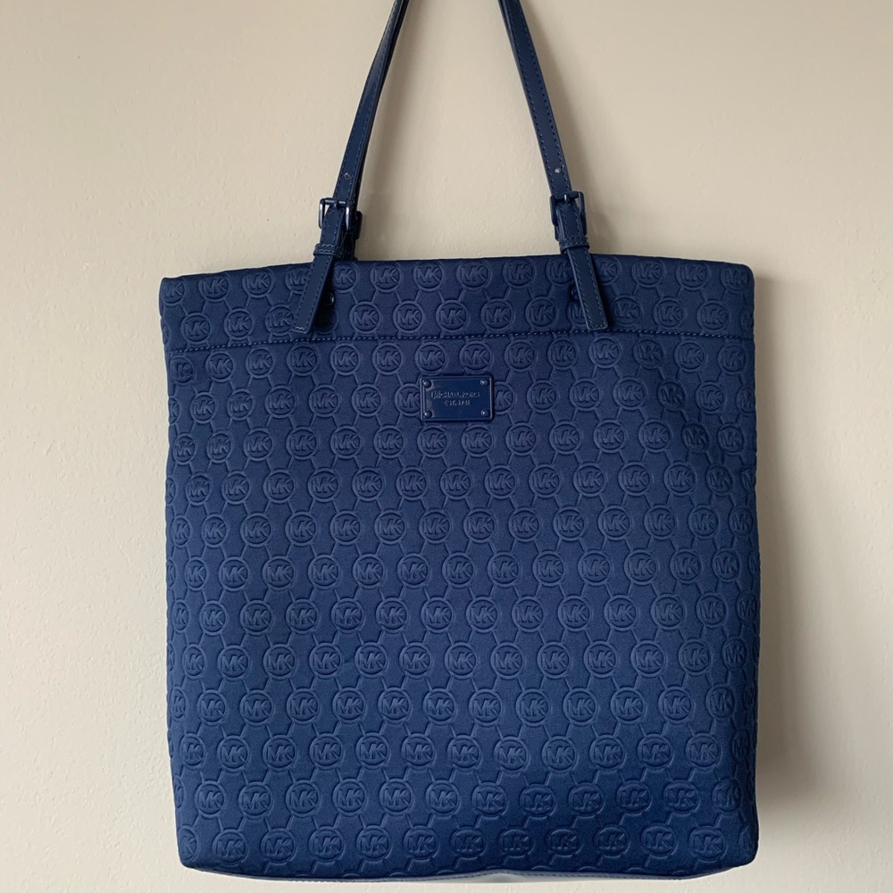 Navy Michael Kors Tote Bag